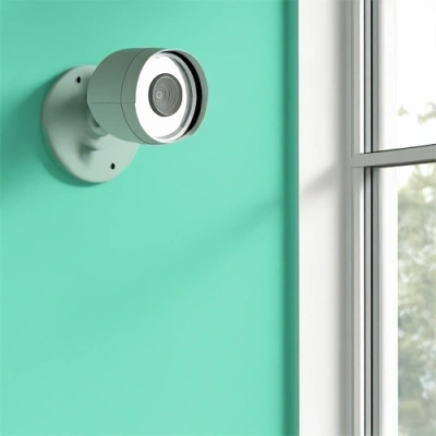 Atlanta vivint camera facing a window